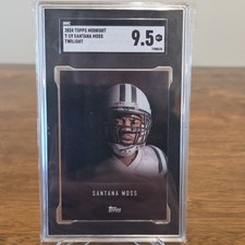 Topps 2024 Midnight Twilight T-19 Santana Moss New York SGC 9.5 Football