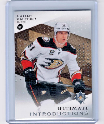 2024-25 Ultimate Collection Cutter Gauthier Ultimate Introductions Rookie RC