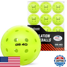 Gosports Gs 40 Pickleball Balls - 12 Pack Of Regulation Usapa Pickleballs