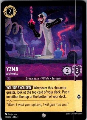 Yzma - Alchemist The First Chapter 60/204 Common Lorcana Near Mint