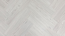 £22.99/m² Inc VAT - Light Grey Herringbone LVT Flooring - 2.7sqm Pack