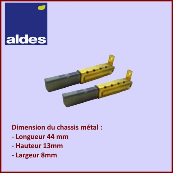 Charbons moteur Aldes Karcher de rechange pour entretien courant de ventilation et aspirateur