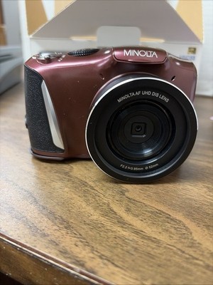 Minolta 64MP Digital Camera 4K Ultra HD Video at 60FPS 16x Digital Zoom 32GB