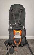 Minimeis Lightweight Shoulder Backpack Baby Carrier - Gray And Orange - Foldable
