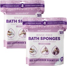2-Pack), and Dry Without Shampoo or Rinsing (Lavender, Lather, Simply Dampe