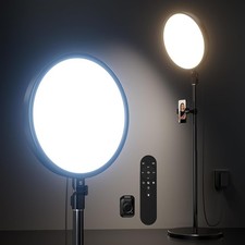 Large Ring Light with 79" Stand, 6500K Professional Full-Screen Big Ring Light