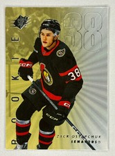 2024/25 Upper Deck SPX Hockey Rookie Zack Ostapchuk Gold SP #114 Ottawa Senators