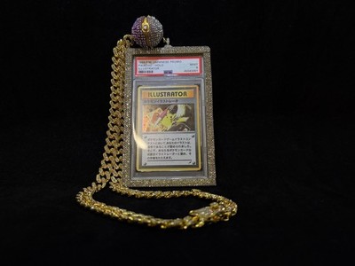logan paul pokemon card necklace Logan Paul purchased $5,300,000 the real star of Wrestlemania 1/1 PSA 10 Pikachu Illustrator, and set the Guinness World Record for most expensive Pokmon trading card sold at a private sale