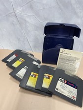 6 Iomega Zip 4 250MB 2 100MB Disks Formatted for PC - USED UNTESTED - READ
