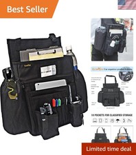 Versatile Car Front Seat Organizer For Law Enforcement - 12 Compartment Design