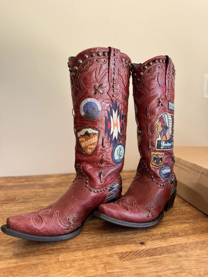 Double D Ranch Escalante 靴子红色 10.5 码 — 第 2/4 张图片