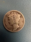 1937-S  San Francisco, Mercury Dime, 90% Silver, Very Low Mintage