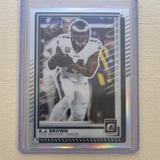 Panini 2025 Donruss Optic Prizm A.J. Brown #17 Philadelphia Eagles