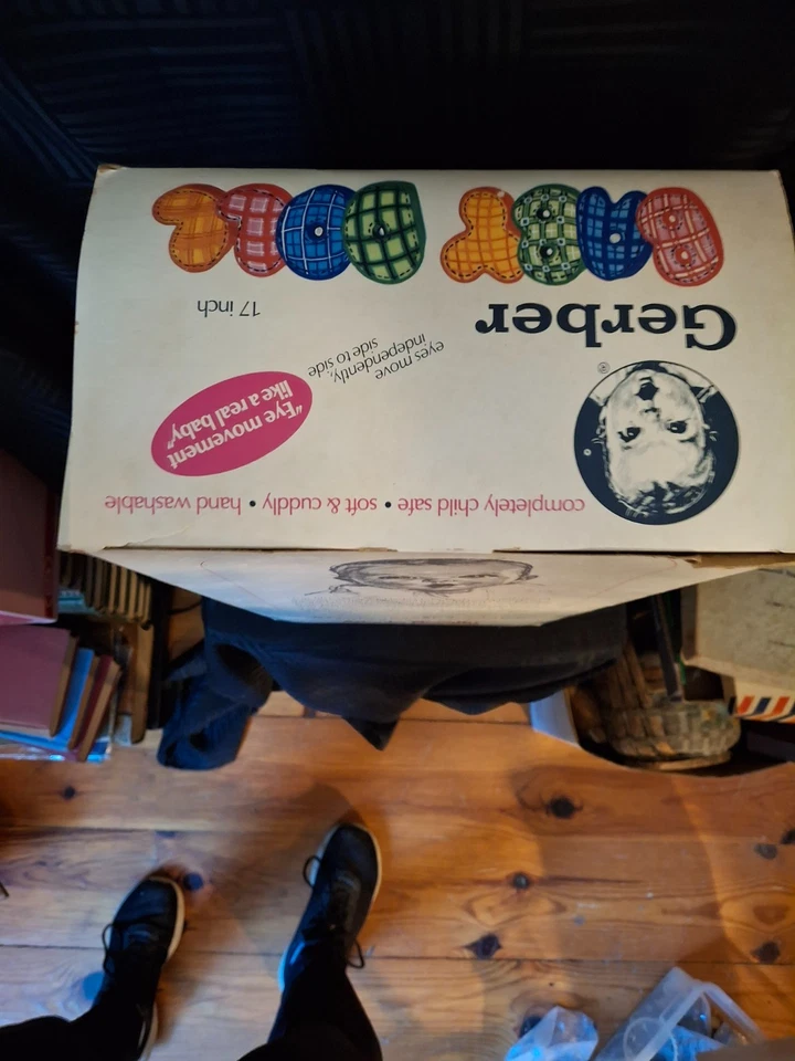 Muñeca bebé Gerber afroamericana 17" caja original 1979 Foto 3 de 4