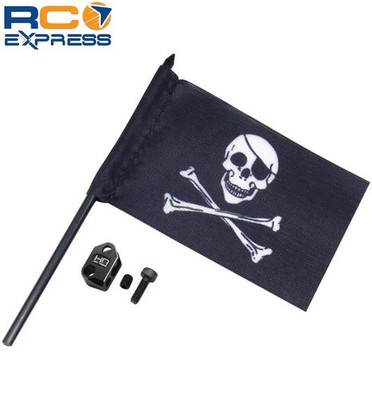 Hot Racing Losi Mini LMT 1/18 Jolly Roger Flag w/Aluminum Mount MMJ330FM