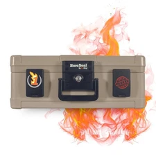 FireKing SureSeal Fire Safe with Key Lock .38 cu ft