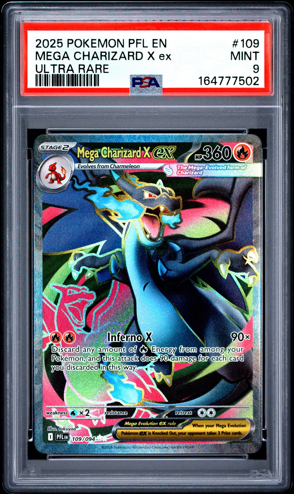 Mega Charizard X ex #109
