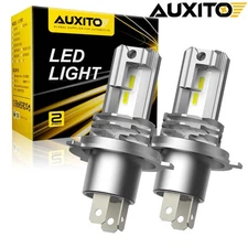 AUXITO 9003 H4 LED Headlight Bulbs Hi Low Beam Conversion Kit 6500K White Canbus