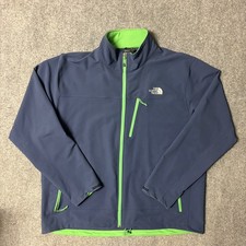 The North Face Jacket Mens XXL Blue APEX Bionic Hybrid Soft Shell Zip