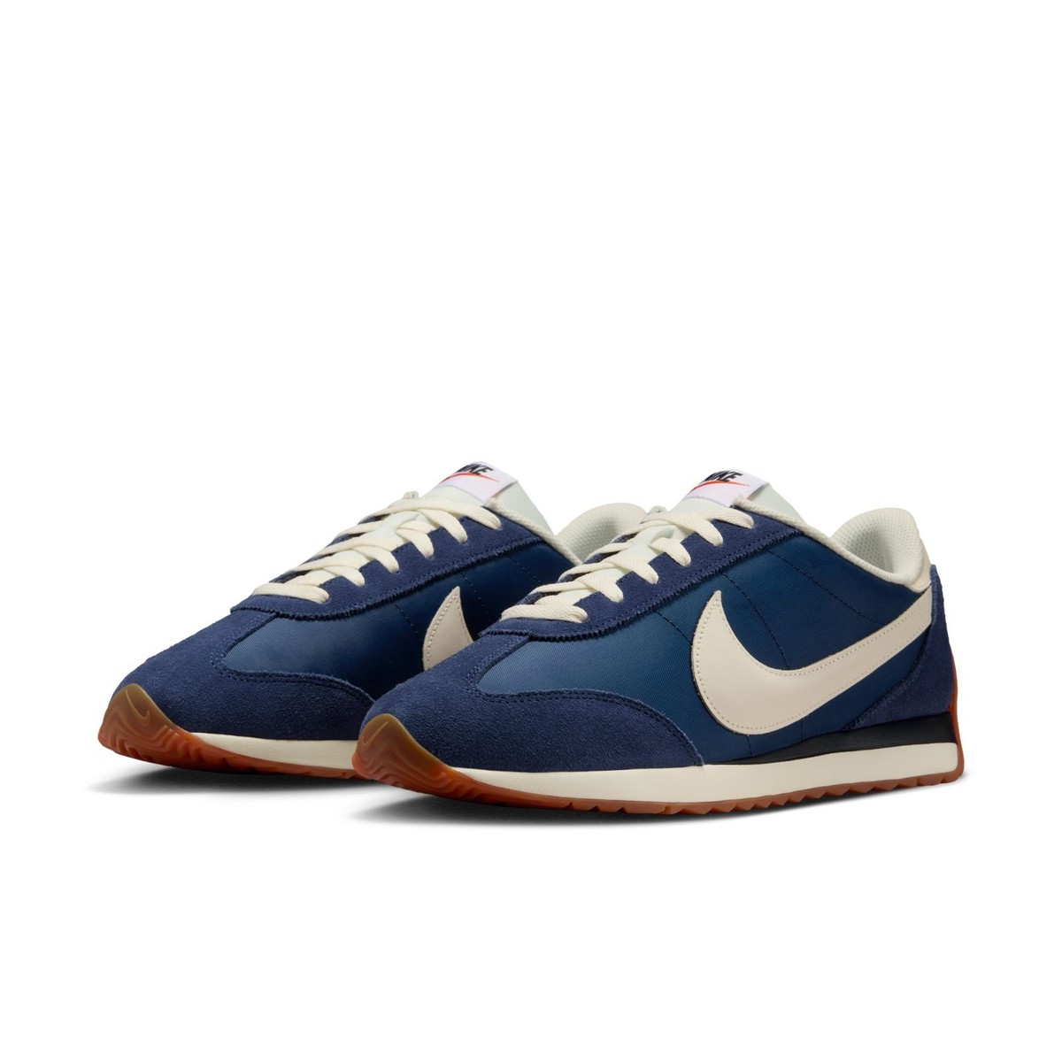 nike navy blue and white shoes