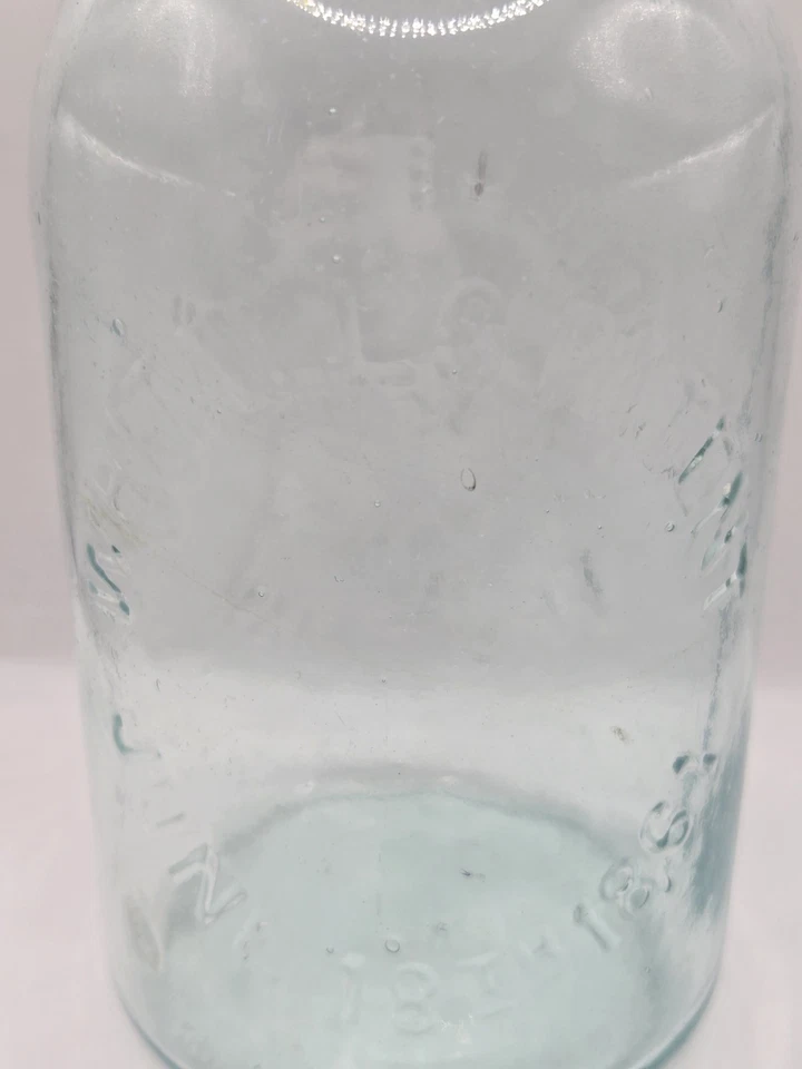 Tarro de frutas atmosférico Qt, Millville con tapa y abrazadera Foto 4 de 4