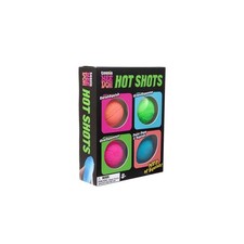 NeeDoh Teenie Hot Shots - Mini-Zappelspielzeug mit Sportmotiv, matschige Ball-Packungen