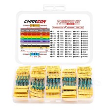 "Kit resistencias 1 4W 300 piezas 60 valores 1R a 4 7M ohm 1 porciento toleranci
