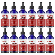 Glyco Lean Drops, GlycoLean Premium Liquid Drop Supplement Official 12 Bottles
