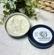 Sun and Moon Natural Skincare Lemon Grove Zest Solid Lotion Massage Bar 3.5 Oz