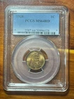 1928 Lincoln Wheat Cent PCGS MS 64 Red