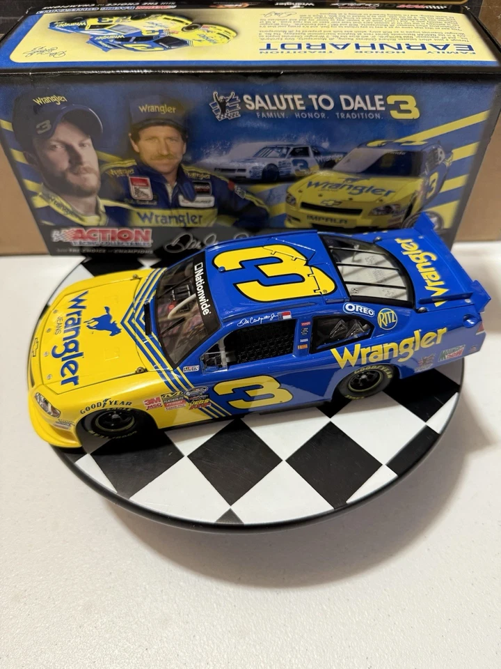 Dale Earnhardt Jr. #3 Wrangler Salute To Dale 2010 1/24 Nascar Diecast - Image 2 of 4