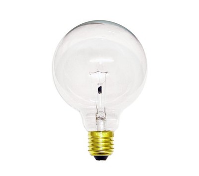 Lindner Globe Glühbirne G95 100Watt E27 KLAR 100mm Glühlampe warmweiß dimmbar