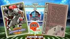 Anthony Munoz Cincinnati Bengals Custom-Art Rookie Football Card