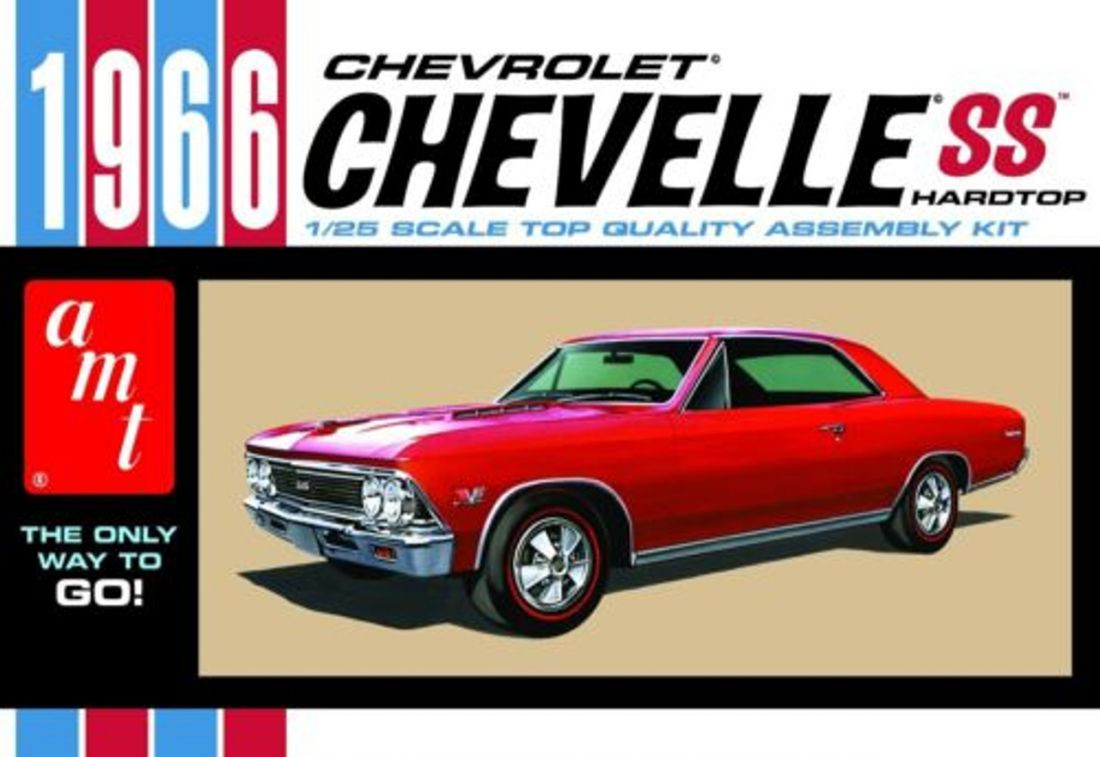 AMT/MPC AMT1342 - 1/25 1966 Chevy Chevelle SS - New