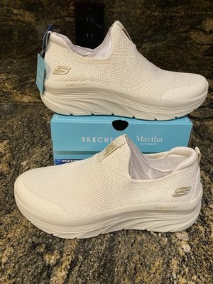 NEW Womens Skechers D'lux Walker Eclipse Martha Stewart Sneakers shoes, size 9