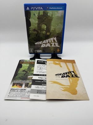 Gravity Daze PS Vita japanischer Import komplettes Handbuch Einlagen UK-Verkäufer