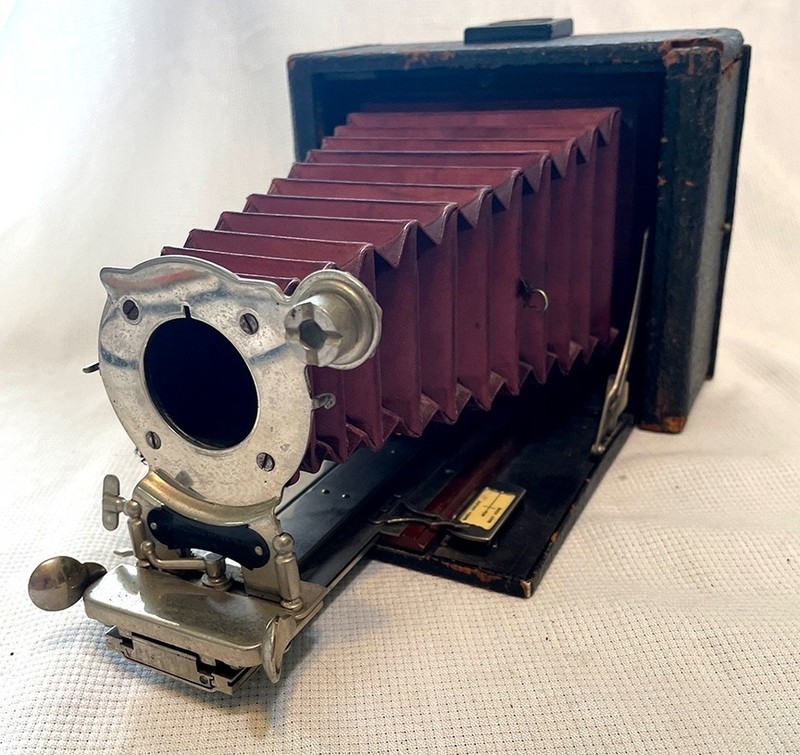 KODAK NO.4 FOLDING HAWK-EYE MODEL 4 VINTAGE CAMERA - RARE For Parts or Repair