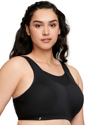 Glamorise Plus Size 34 G No-Bounce Camisole 34G Sports Bra 1067 Black