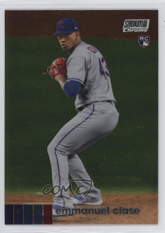 2020 Topps Stadium Club Chrome Emmanuel Clase #391 7rf