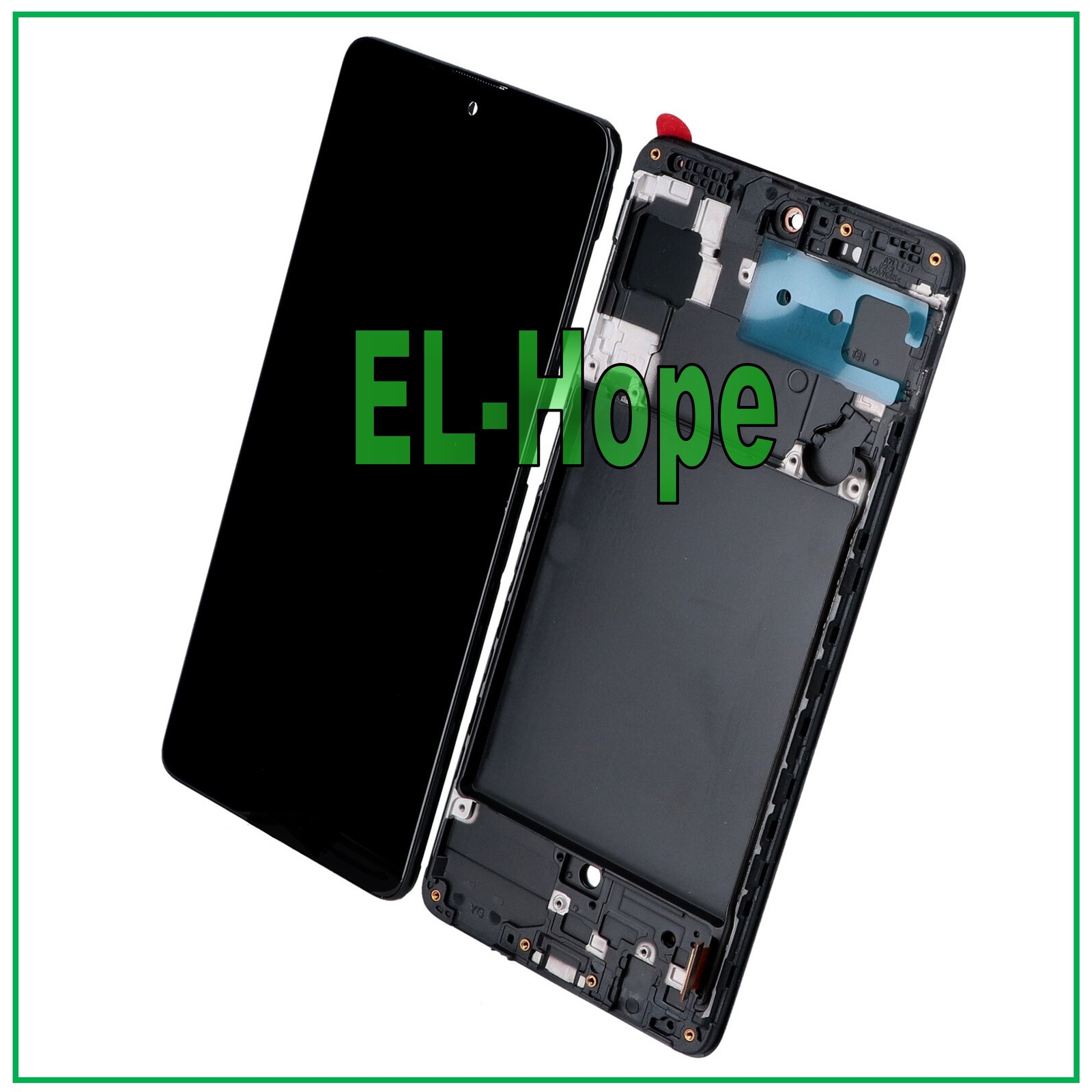 Display LCD TFT con Frame per Samsung Galaxy A71 foto 3