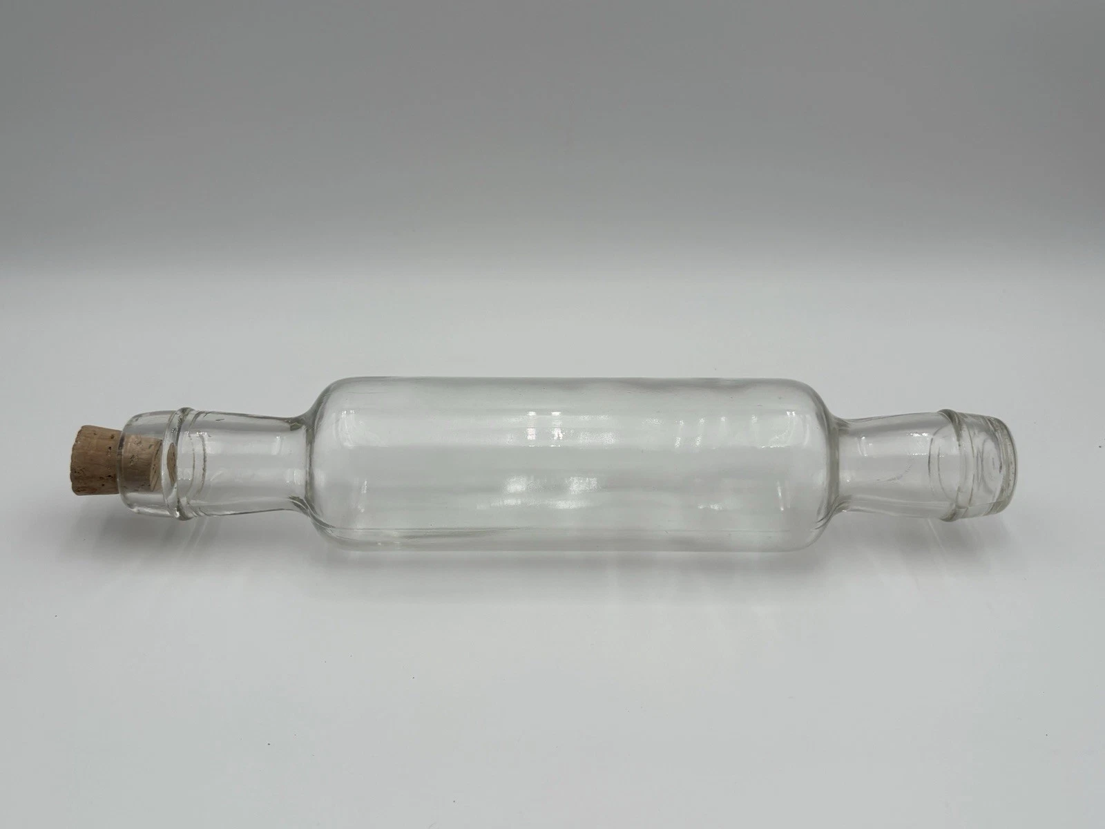 Vintage McKee Clear Glass Rolling Pin