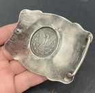 The Western Belt Buckle Sterling Silver Morgan Dollar  & 10K Gold Reno Nevada — photo 7