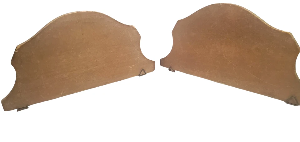 老式一对法国乡村水洗松木墙支架 — 第 4/4 张图片