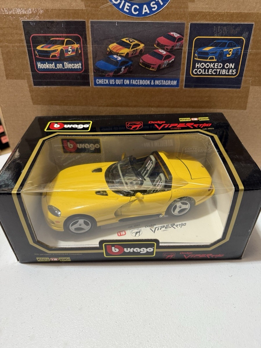 BURAGO DODGE VIPER RT/10 1992 1/18 Diecast | eBay