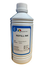 1000ml Cyan refill Ink for Epson 502 EcoTank ET2700 ET2750 ET3700 ET3750 ET4750