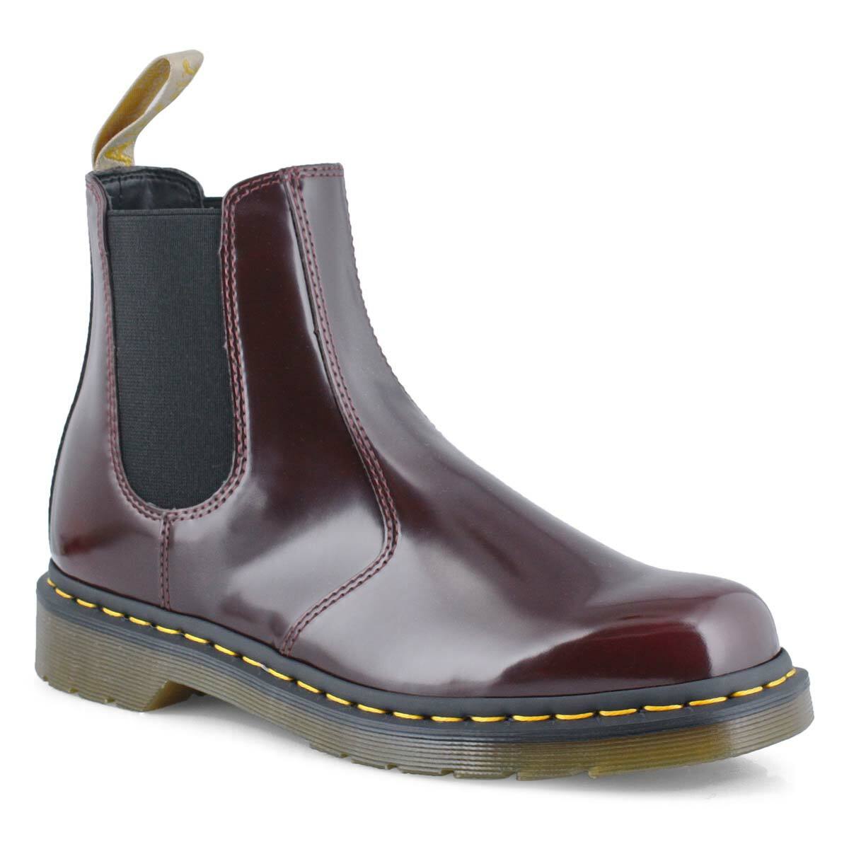 dr martens vegan 2976 chelsea boots in black smooth
