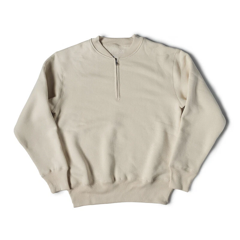 OFF WHITE Felpa con cappuccio uomo manica lunga stile americano retrò pullover zip primavera cotone moda
