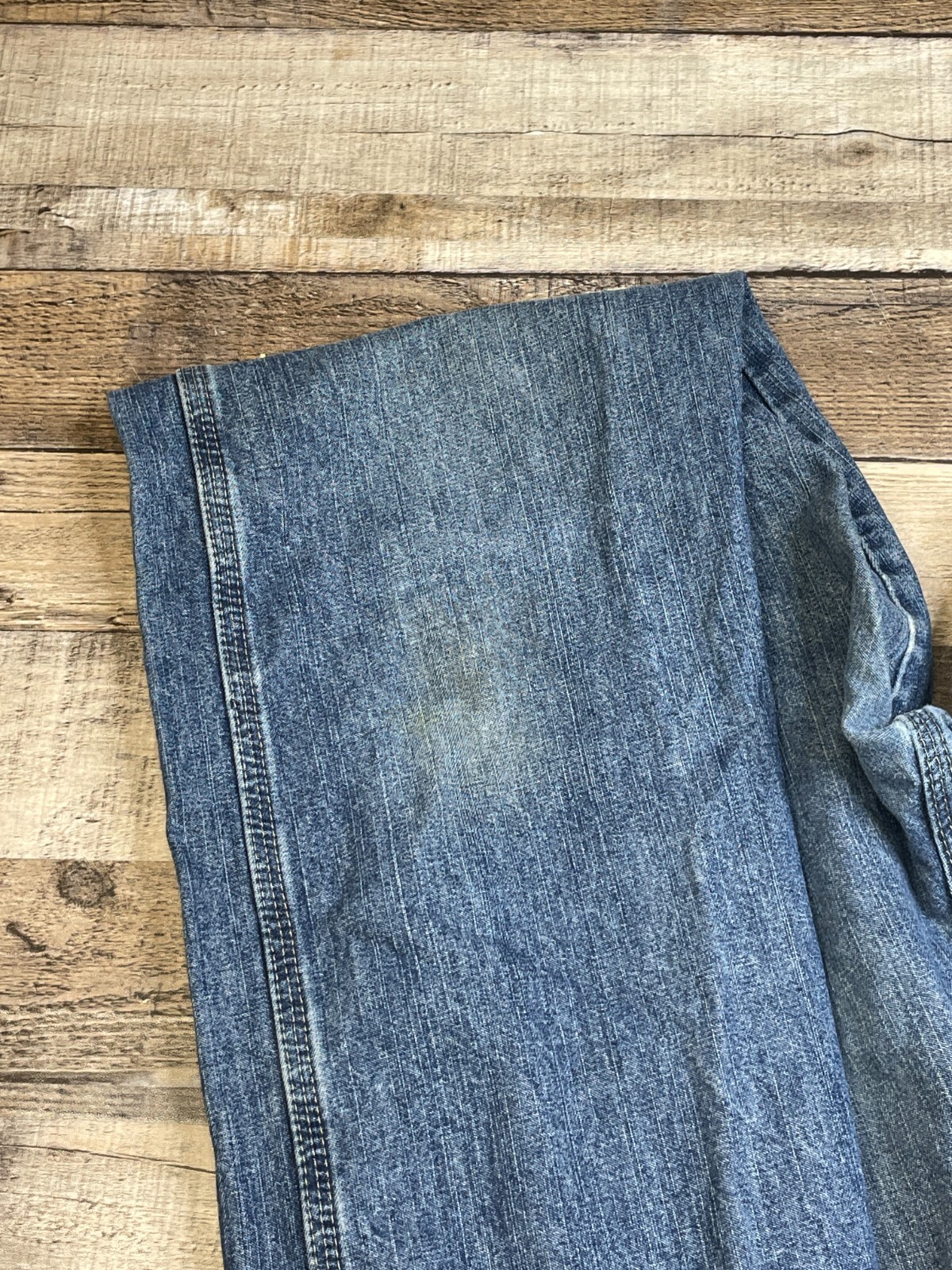 Lee Riders Men 30 x 34 Carpenter Work Blue Jeans Hammer Loop Medium Wash