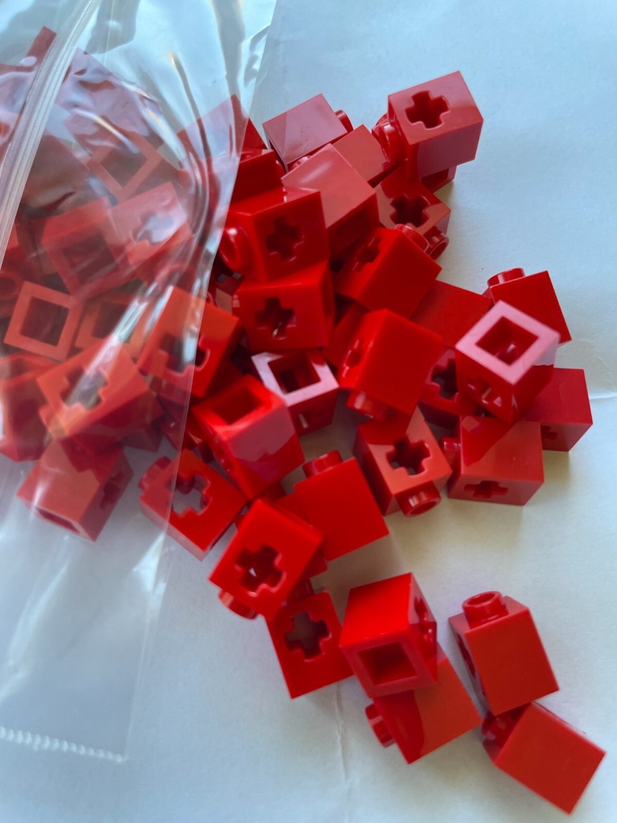 LEGO- NEW-#73230-RED-TECHNIC BRICK 1 X 1 / AXLE HOLE-10 PIECES | eBay