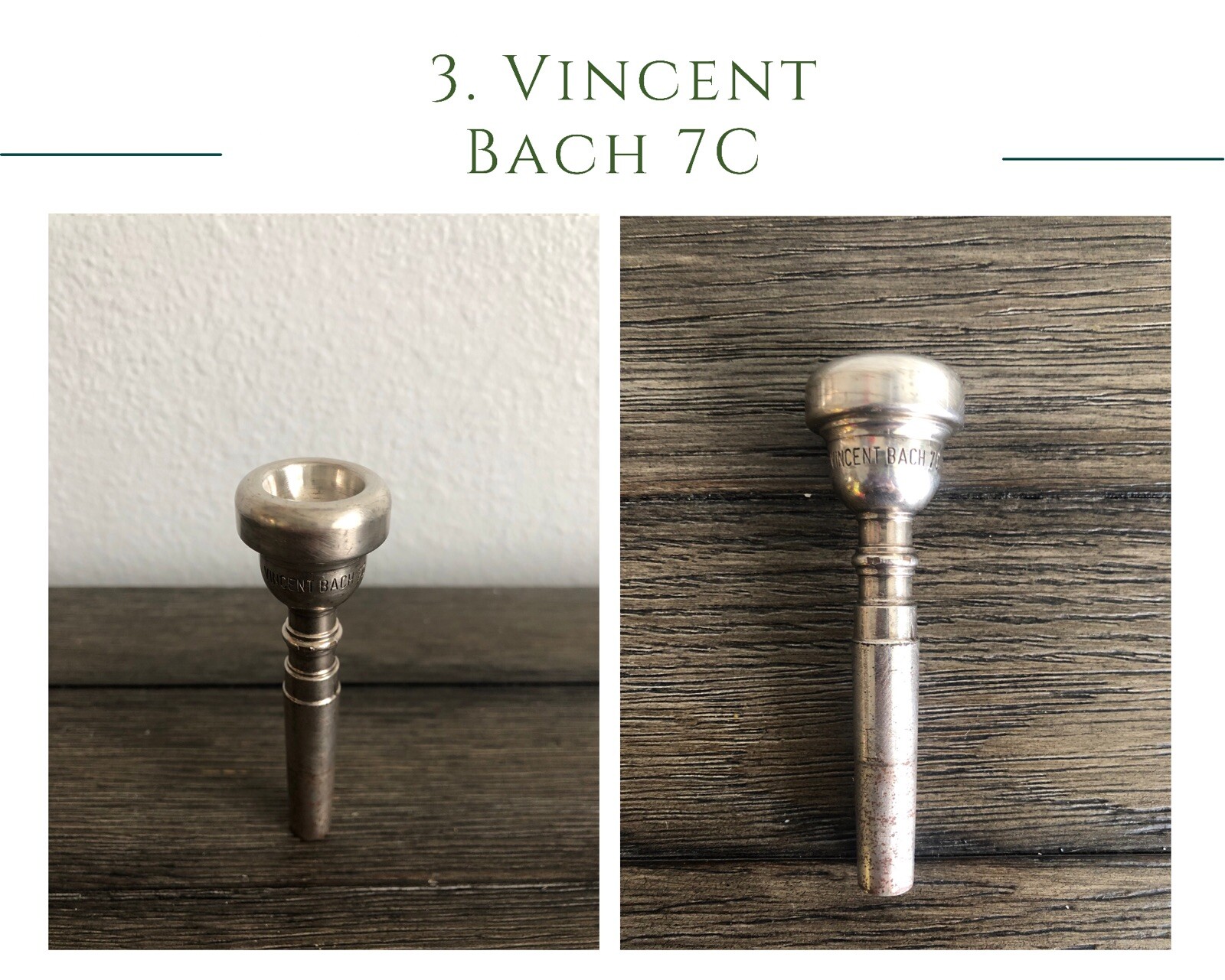 Genuine Vincent Bach 7C Mouthpieces eBay